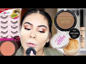 DRUGSTORE MAKEUP TUTORIAL FOR BEGINNERS USING AFFORDABLE MAKEUP BRUSHES: TIPS & TRICKS | JuicyJas