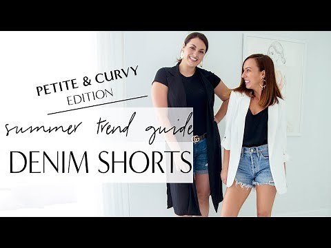 Petite & Curvy: How to Wear DENIM SHORTS I Summer Trend Guide