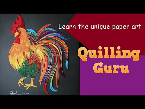 Quilling Bird | How to make a colorful bird using Paper Quilling