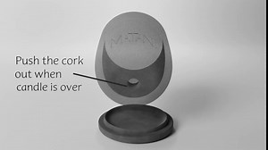 Concrete Cement Candle Planter - Aromatherapy Candles for Home Scented, Soy Candles - Scented Candle & Dual Purpose Jar Candles, Strong Scented Candles - 8 Oz, 50-Hour Burn