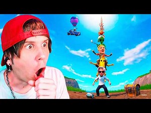 Rubius makes the BIGGEST BOOB TOWER in FORTNITE