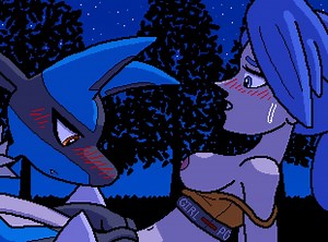 Training With Lucario [KnightOfSyrinx]