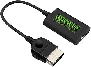 HDMI Converter for Original Xbox, HDMI Adapter with HDMI Cable Convert Console Video Signal to HDMI Signal Converters for Original Xbox