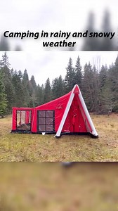 25K views · 672 reactions | Camping in rainy and snowy weather #camp #camping #survivaltips #outdoors #wildlife | Ricky NaNa | Facebook