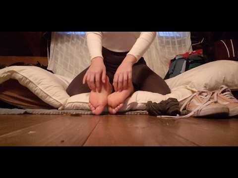 Foot Tickling on Argentine Girl - Shoes, Socks & Barefoot with Hands and Feather - Part 1