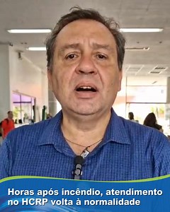 1.7K views · 68 reactions | Hospital das Clínicas de Ribeirão Preto volta à normalidade nesta tarde de sexta-feira, 10, após o incêndio na casa de máquinas que aconteceu pela manhã. Ouça depoimento do superintendente em exercício, professor 헛헶헹혁헼헻 헥헶헰혇. | Hospital das Clínicas da Faculdade de Medicina de Ribeirão Preto - USP | Facebook