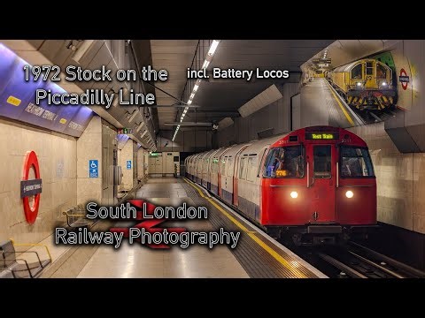 (HD) Bakerloo Line 1972 Mk2 Stock on the Piccadilly Line incl. Battery Locos 01/05/2024