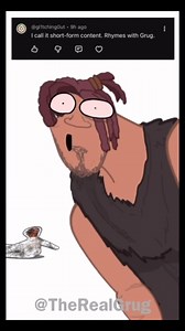 What else rhymes with Grug? #bluntbrothersproductions #grug #thecroods #nicholascage #rhymeswithgrug