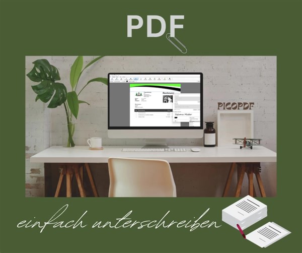 PDF unterschreiben am Computer, ruck-zuck mit #PicoPDF. Gratis testen! | NCH Software