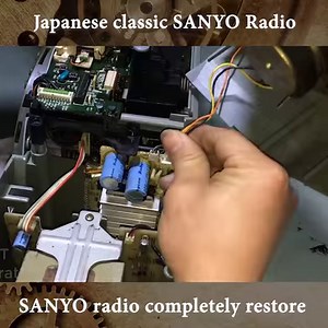 Restoration Japanese classic SANYO Radio - Old SANYO radio completely restore !!! #rescuse_and_repair #restoration #sanyo_radio | Rescuse and Repair
