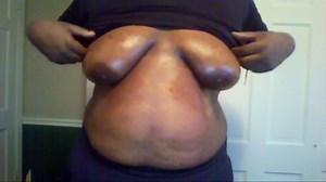 Oiling Up My Chub Boobs