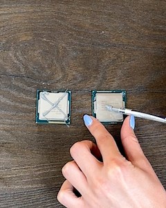15K views · 13 reactions | Thermal paste patterns strength test!  | Handy Dandy | Facebook