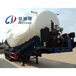 [Hot Item] Factory Supply 3 Axles Bulk Cement Tanker Semi Trailer