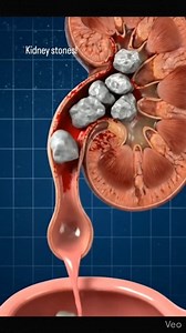 Stones smaller than 5 mm can come out easily, but larger stones can cause significant kidney damage while coming out, or they may get stuck and lead to complete kidney failure. 😬🩺 #KidneyStones #HealthAlert #PainPoints | DrAditya K Sharma, MBBS Gold Medalist MS MCh Urology & Kidney Transplant