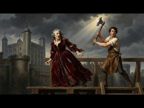 SHE REFUSED TO KNEEL THE EXECUTIONER HAD TO CHASE HER ROUND THE SCAFFOLD