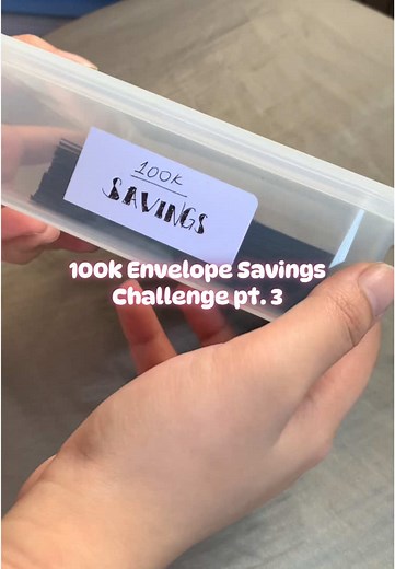 First 100k savings challenge in 2025! 🎉🎊 #saving #savingmoney #savings #savingschallenge #cashstuffing #ipon #iponchallenge #cashstuffingenvelopes #fyp #fypシ #quickvideo