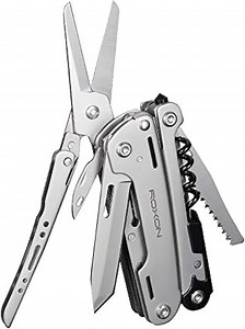 Roxon S801S STORM Multitool Zange, Outdoor Multi Tool, Multitool mit extra Bits Gruppe und schwarzem Koffer, Pocket Multi Tool für Camping und Wandern