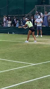 23 reactions · 7 comments | Emma Raducanu at the practice courts at Wimbledon  #tennisfitness #tennistraining #strengthandconditioning #strengthtraining #wimbledon #tennisplayer | Tennis Fitness | Facebook
