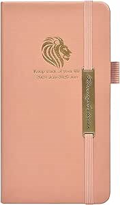 2024-2025 Pocket Planner Weekly and Monthly, 18 Months Pocket Calendar, Jan. 2024 - Jun. 2025, Weekly & Daily Appointment Book, Pocket Calendar 2024, Leather Cover-(6.7 X 3.7" Pink)