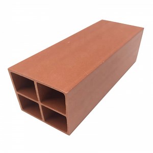 [Hot Item] Professional Design Wood Plastic Composite Interior WPC Timber Tube Easy Install WPC Composite Plastic Wood Timber Tube