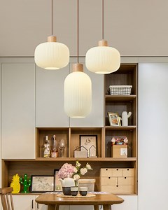 [Hot Item] Zhongshan Tpstarlite LED Chandelier Frosted Vertical Stripe Creative Modeling Chandelier