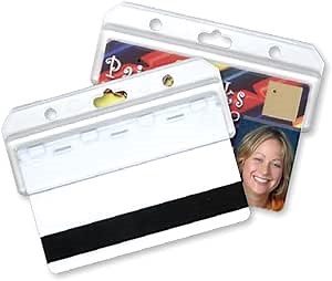 Half Card Swipe Access ID Holder – Horizontal Badges – Ideal for Security Access & Frequent Scanning