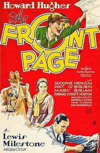 Cast: Movie - The Front Page - 1931