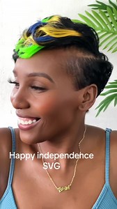 17K views · 615 reactions | Happy independence St Vincent and the Grendines. This beautiful lady is showing her patriotism for her country by showcasing the colours in her hairstyle . #hairderssersvg #stylinchic #svgindependence | Stylin' Chic by Auldine | Facebook