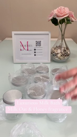 Our luxurious milk bath is filled with the ultimate relaxation ingredients for a pampering luxury feeling you will love. Lightly fragranced in oat milk and honey  Colloidal oatmeal is great for skin sensitivity with its calming and nourishing properties and soft texture. Created for you to enjoy a beautiful relaxing calming nourishing bath experience in your own home Make your own memories today with our fragrances  | Memories - Made With Love | Facebook