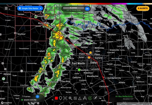 2.7K views · 18 reactions | 5pm radar shows heavy, non severe storms to our west. | Denton Scanner | Facebook