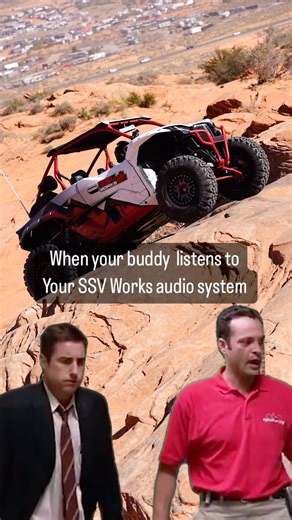 When your buddy listens to your SSV Works audio system🔊 . . #ssvworks #utv #utvguide #offroad #offroading #sidebyside #polaris #canam #x3 #rzr #kawasaki #offroadnation #segway #offroading #audiosystem | SSV Works