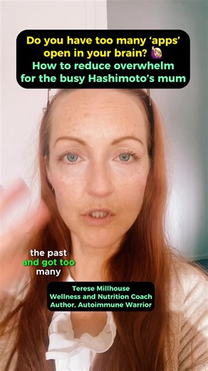 Do you have too many ‘apps’ open in your brain? ‍♀️ How to reduce overwhelm for the busy Hashimoto’s mum  #stressmanagement #reduceoverwhelm #calmnervoussystem #fromchronictocured #recovery #fatigue #tiredmum #thyroid #thyroidrecovery #autoimmune #hashimotosthyroiditis #hashimotos #chronicfatigue #healthyeating #hypothyroidism #autoimmunerecovery #fatiguerecovery #selfhealing #author #foodismedicine #inflammation | From Chronic To Cured Wellness | Facebook