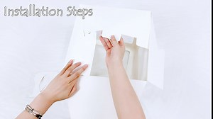 6 PCS OH BABY Boxes with Letters, Clear Block Box for Baby Shower Decorations, White OH BABY Balloons Box for Gender Reveal Party, Reusable Transparent Baby Boxes for Baby Boy or Girl