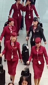 Flight Attendant on Qatar Airways #flightcrew #flightattendant #qatarairways #viralreelsシ Gatchie Jr. | Gatchie Jr.