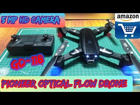 Pioneer optical flow Drone GD-118 unboxing and review || Best HD camera Drone ||TECHNO HACKER