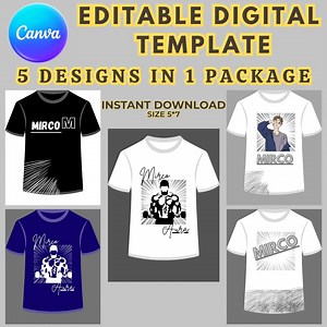 Editable Comfort Colors T-shirt Mockups – All Over Sublimation Template (digital Download) - Etsy Canada