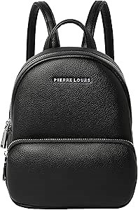 Cute Mini Backpack Purse - Casual Mini Backpacks for Women, Fashion PU Leather Tiny Backpack Rucksack Ladies Purses and Handbags, Women's Travel Small Backpack Knapsack Daypack - Black