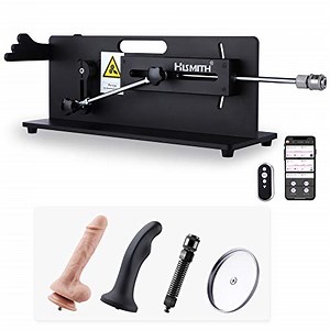 Watch Hismith Sex Machine Table Top 2.0 with 4 Sex toys for you on Amazon Live