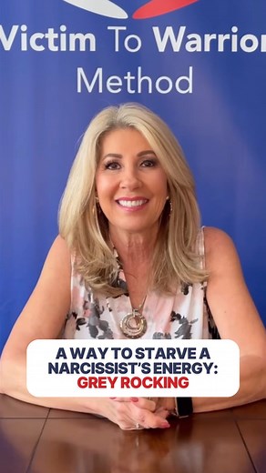 Feeling drained by a narcissist? Try ‘Grey Rocking’—a simple yet powerful way to protect your peace by giving them nothing to latch onto. It’s not a long-term solution, but it can help you regain control in the moment. Ready to create a life free from toxic drama? Join The Victim to Warrior Method today. #GreyRocking #NarcissisticAbuse #ProtectYourPeace #VictimToWarrior #EmotionalFreedom | V2WVictimtoWarrior