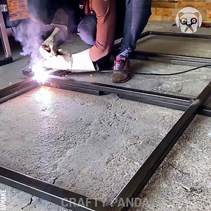 Building a dual swing metal gate Partner: AVmake | Truques do Panda