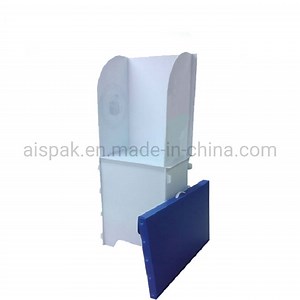 [Hot Item] Collapsible Corrugated Plastic Box Polling Table Voting Box Ballot Stand