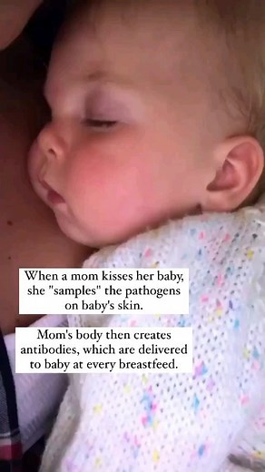 It’s true, mama kisses really are the perfect medicine… When a mom kisses her baby, she “samples” the pathogens from her baby’s face. These pathogens are then transferred to mom’s lymphatic system, where her body creates antibodies that get delivered to baby via her breast milk. As if we needed yet another reason to kiss those sweet little faces! And if you’re reading this feeling pretty ‘done‘ with breastfeeding and ready to move onto the next chapter or set some gentle limits, then doing so wi