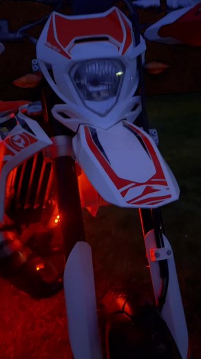 …..❤️#beta#moto#50cc#ledlights #track