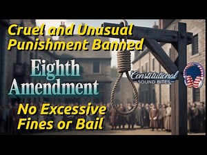 The Eighth Amendment Bans Cruel and Unusual Punishment Excessive Fines and Excessive Bail