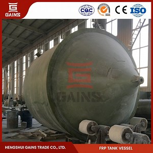 [Hot Item] Gains 3000 L Industrial Chemical Storage Tank Manufacturing Tank FRP Cylindrical China FRP Chemical Tank