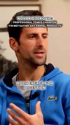 18 reactions | ✨Novak Djokovic had been consuming a plant-exclusive diet for over 5 years. “It’s a lifestyle more than just a diet because you have ethical reasons as well, being conscious of that is happening in the animal world.” ✨Novak Djokovic, @djokernole | Christopher Sean Mcginn | Facebook