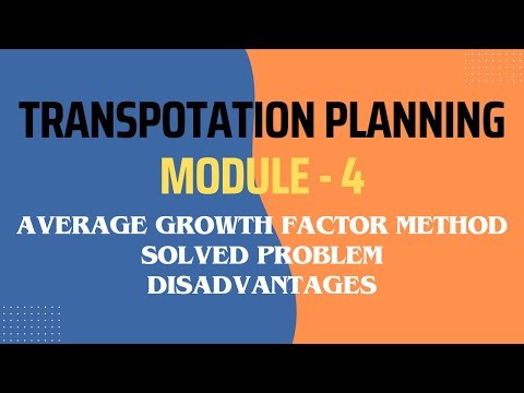 AVERAGE GROWTH FACTOR METHOD, PROBLEM, DISADVANTAGES #growthfactor #btech #civilengineering #cet436