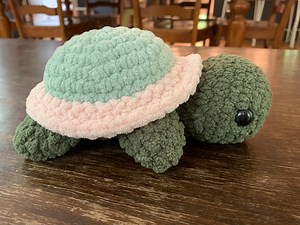 Crocheted Turtle Plushie - Etsy