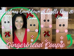 MAKING A GINGERBREAD MAN & WOMAN COUPLE (CHRISTMAS COUNTDOWN OF CRAFTS DAY 20) INSPIRED BY PINTEREST