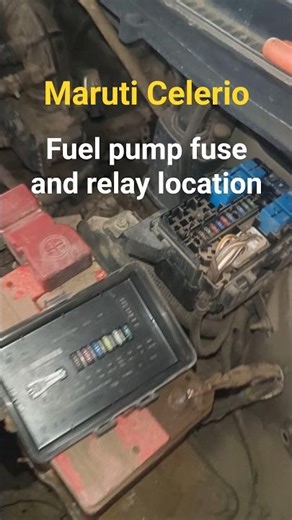 Maruti Celerio fuel pump fuse location#Maruti Celerio fuel pump fuse and relay location#